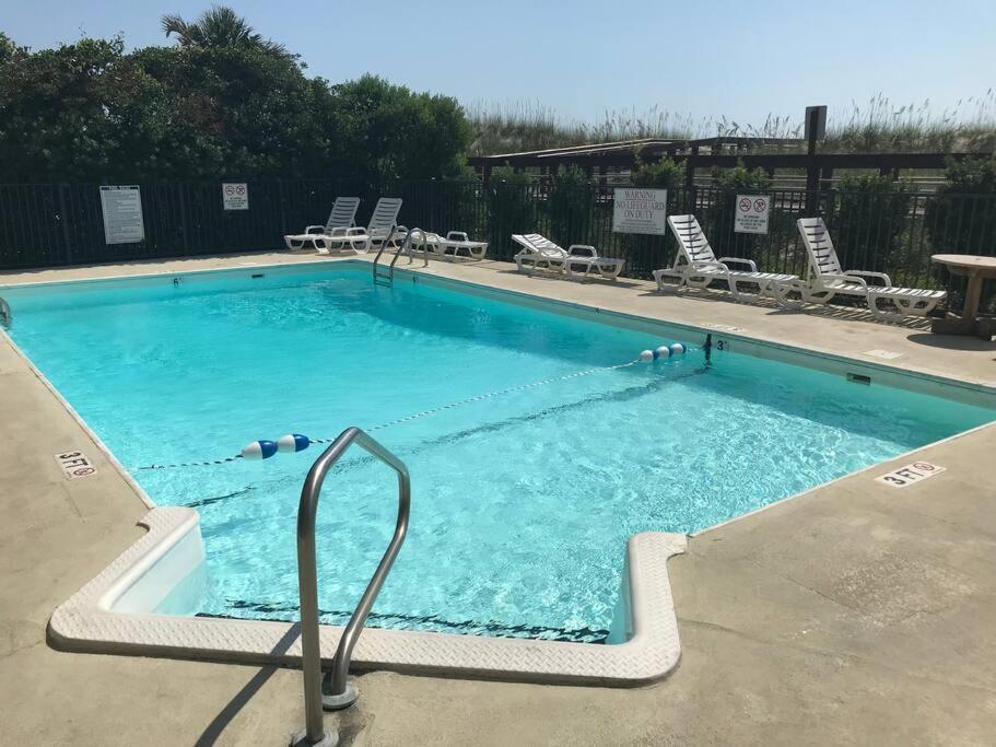 Oceanfront * Pool * Elevator * Boardwalk Apartment Carolina Beach Luaran gambar