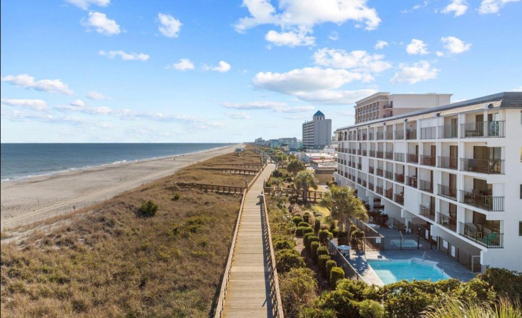 Oceanfront * Pool * Elevator * Boardwalk Apartment Carolina Beach Luaran gambar